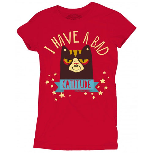 David and Goliath Womens T-shirt - Bad Catitude