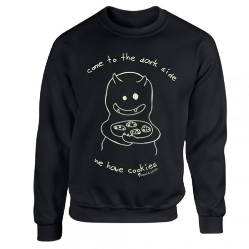 David and Goliath Unisex Sweatshirt - Come To The Darkside - Black
