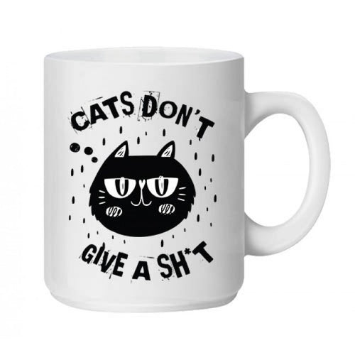 Cats Don't Care Ceramic Mug