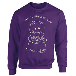 David and Goliath Unisex Sweatshirt - Darkside - Purple