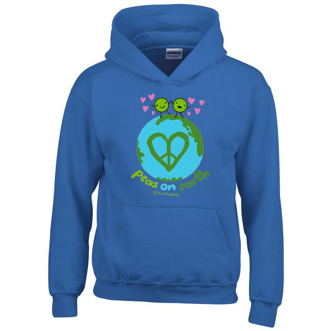 David and Goliath Kids Hoody - Peas On Earth - Royal