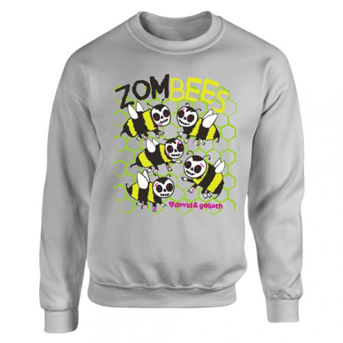 David and Goliath Unisex Sweatshirt - Zombees Grey
