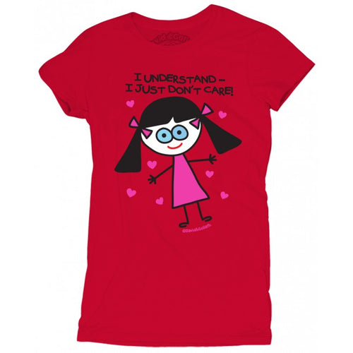 David and Goliath Womens T-shirt - I Understand - Red