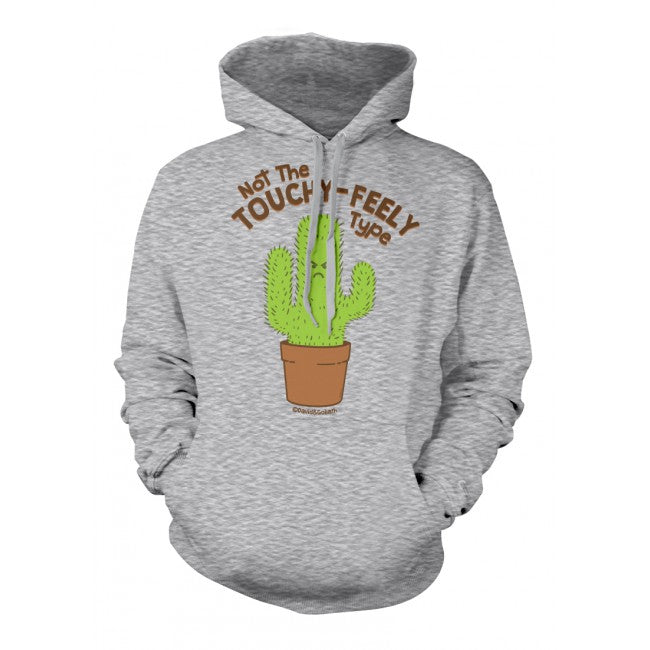 David and Goliath Unisex Sweatshirt - Touchy Feely - Grey